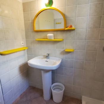La salle d'eau de la chambre 